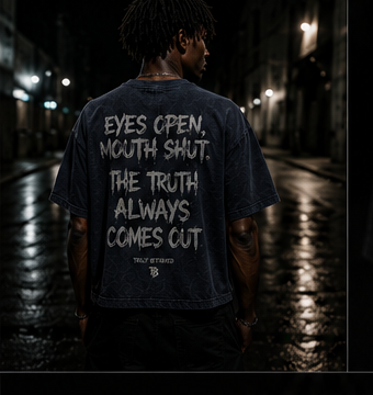Eyes Open, Mouth Shut Tee